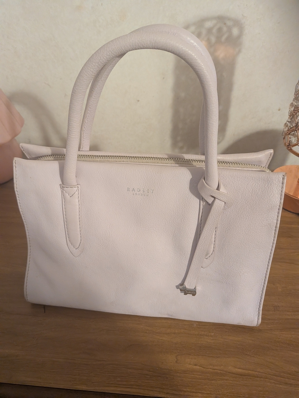 Radley London Pale Pink Leather Tote Bag